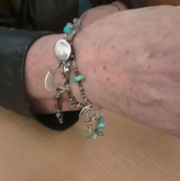 Vintage Native American/Boho wrap bracelet - Picture 3 of 8